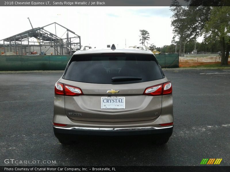 Sandy Ridge Metallic / Jet Black 2018 Chevrolet Equinox LT