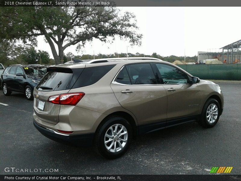 Sandy Ridge Metallic / Jet Black 2018 Chevrolet Equinox LT
