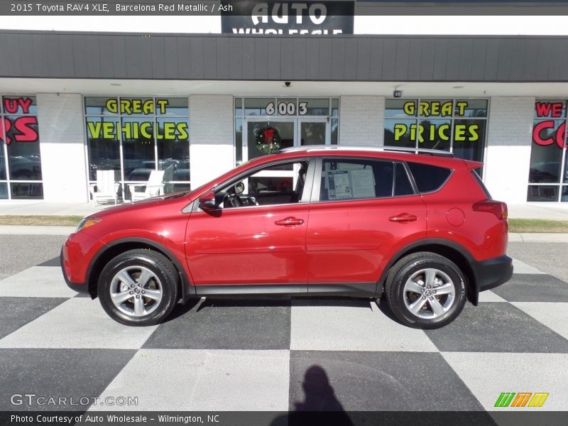 Barcelona Red Metallic / Ash 2015 Toyota RAV4 XLE