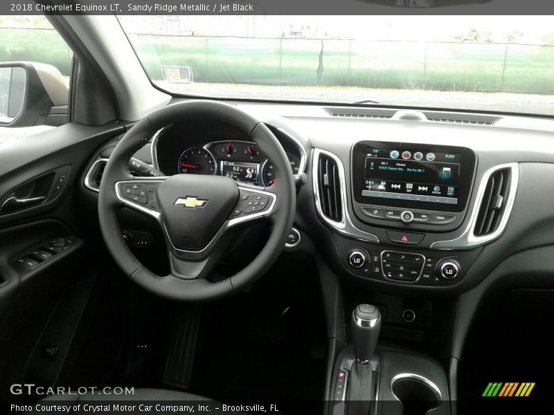 Sandy Ridge Metallic / Jet Black 2018 Chevrolet Equinox LT