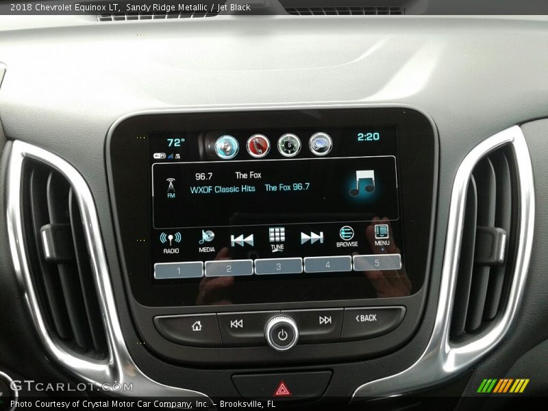 Sandy Ridge Metallic / Jet Black 2018 Chevrolet Equinox LT
