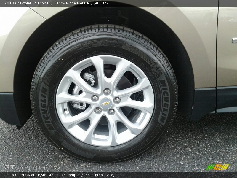 Sandy Ridge Metallic / Jet Black 2018 Chevrolet Equinox LT