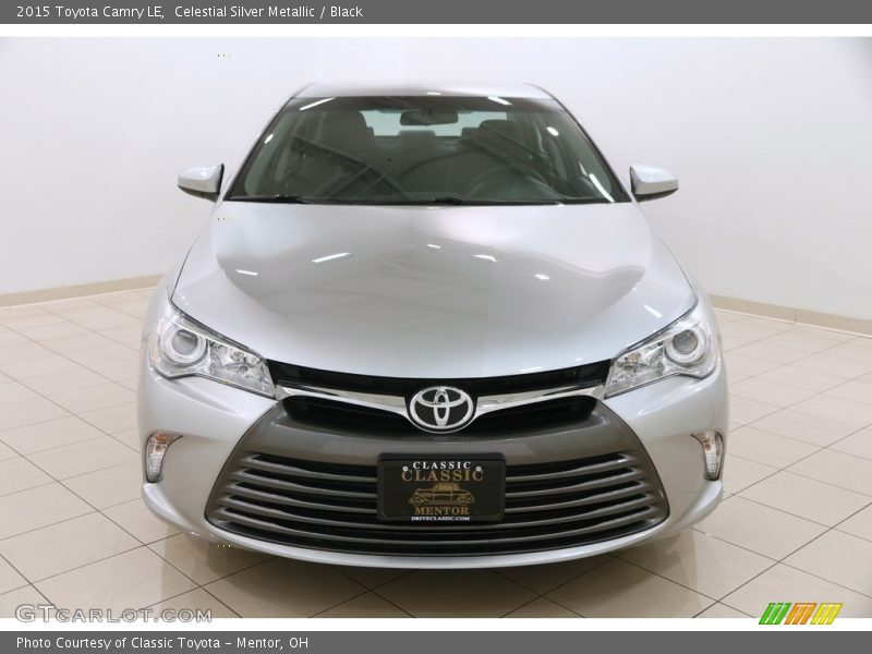 Celestial Silver Metallic / Black 2015 Toyota Camry LE