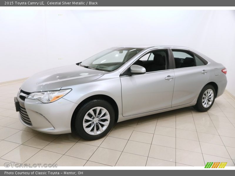 Celestial Silver Metallic / Black 2015 Toyota Camry LE