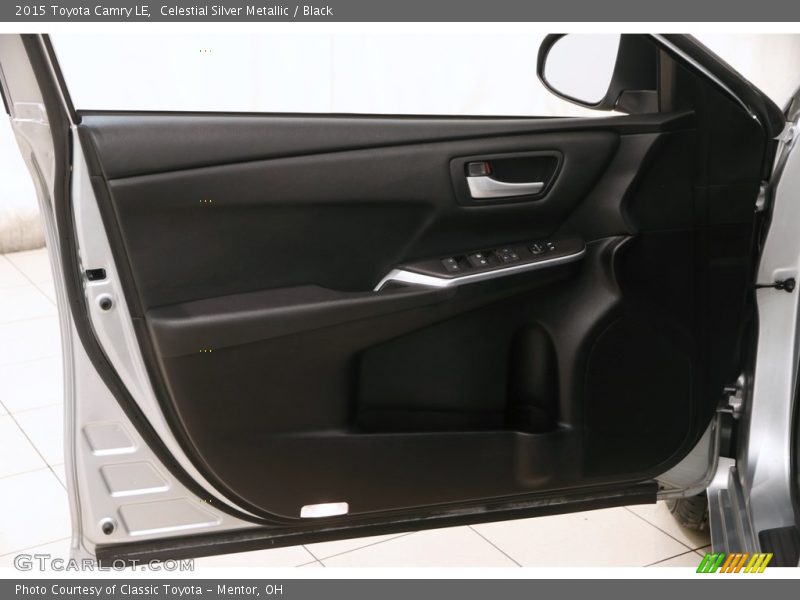 Celestial Silver Metallic / Black 2015 Toyota Camry LE