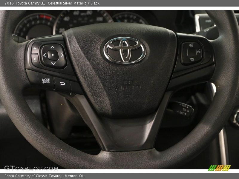 Celestial Silver Metallic / Black 2015 Toyota Camry LE