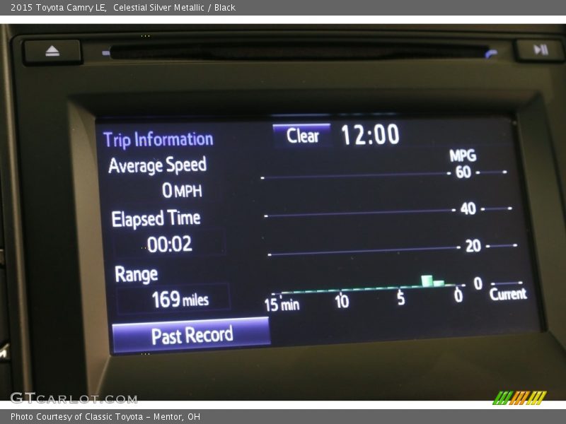 Celestial Silver Metallic / Black 2015 Toyota Camry LE