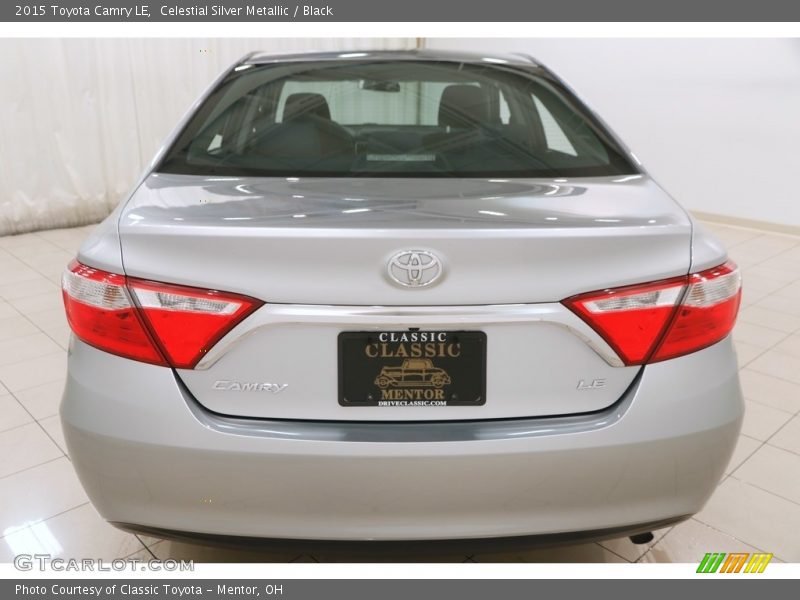 Celestial Silver Metallic / Black 2015 Toyota Camry LE