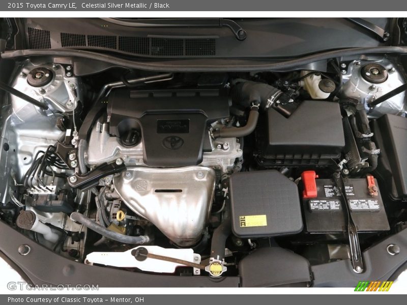 Celestial Silver Metallic / Black 2015 Toyota Camry LE