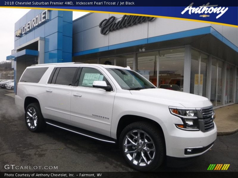 Iridescent Pearl Tricoat / Jet Black 2018 Chevrolet Suburban Premier 4WD