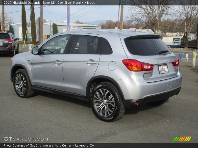 Cool Silver Metallic / Black 2017 Mitsubishi Outlander Sport LE