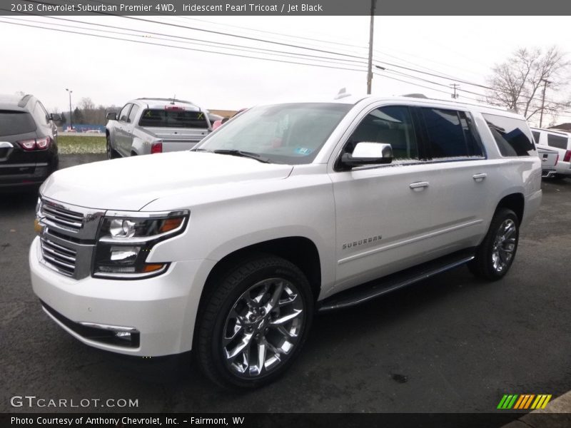 Iridescent Pearl Tricoat / Jet Black 2018 Chevrolet Suburban Premier 4WD