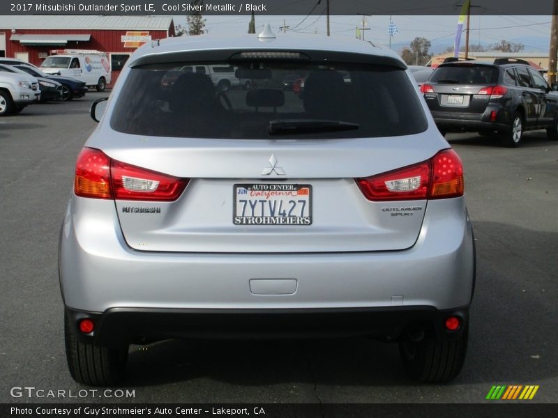 Cool Silver Metallic / Black 2017 Mitsubishi Outlander Sport LE