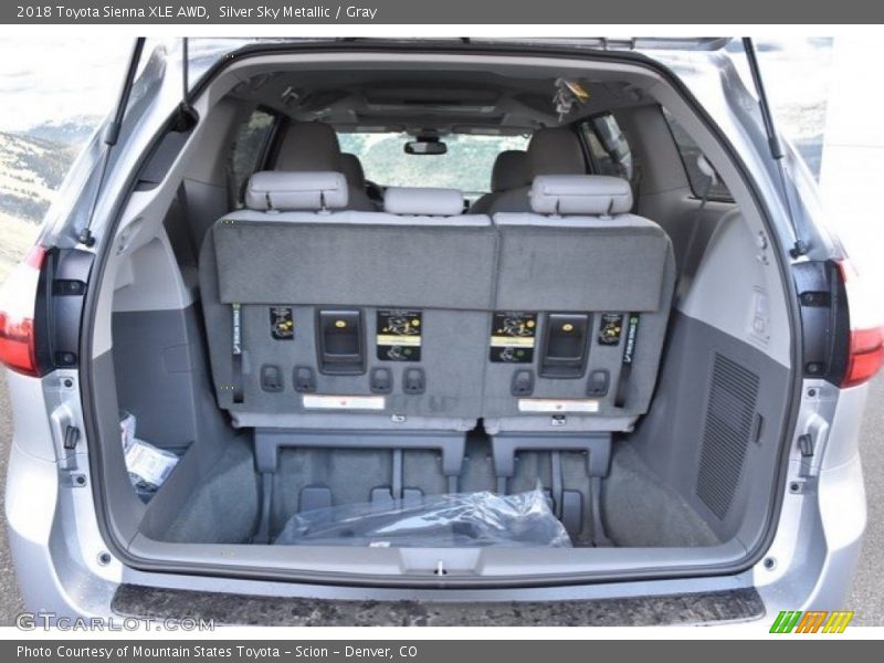  2018 Sienna XLE AWD Trunk