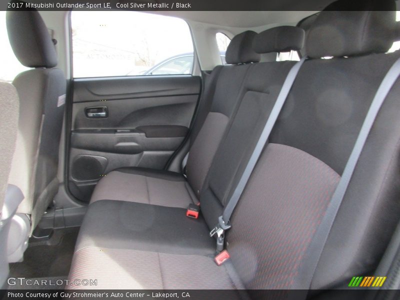 Rear Seat of 2017 Outlander Sport LE