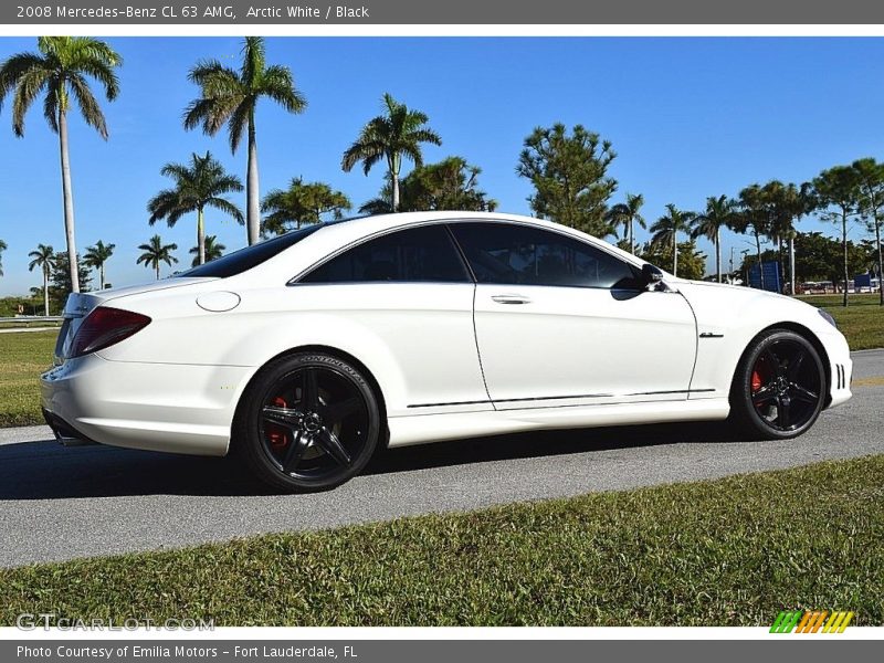 Arctic White / Black 2008 Mercedes-Benz CL 63 AMG