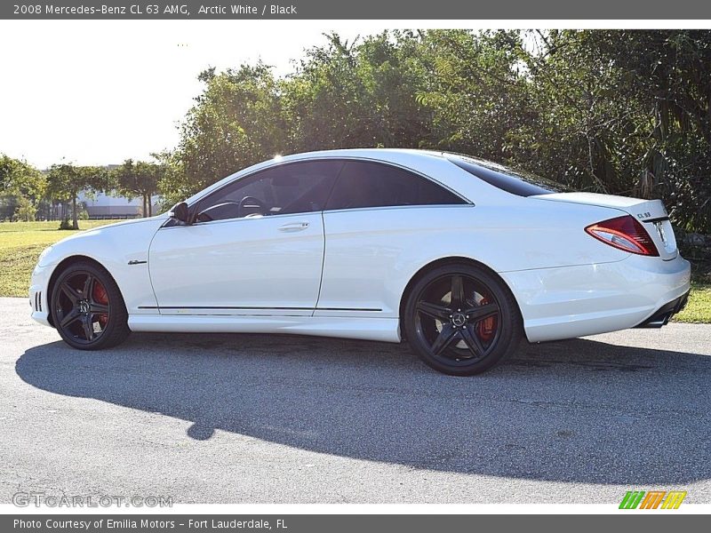 Arctic White / Black 2008 Mercedes-Benz CL 63 AMG