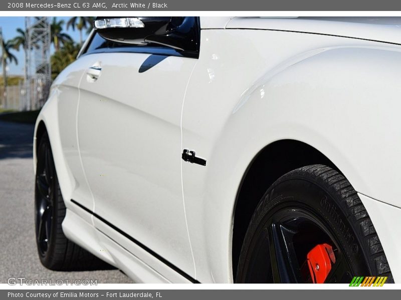 Arctic White / Black 2008 Mercedes-Benz CL 63 AMG