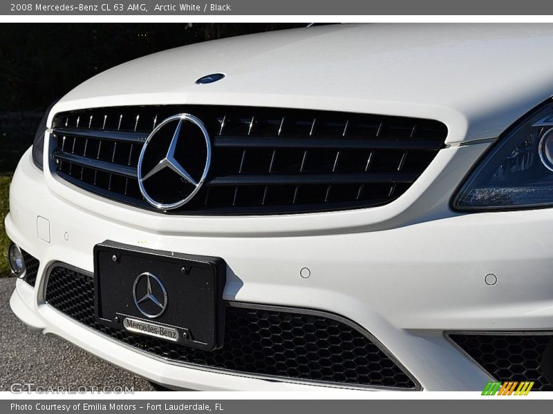 Arctic White / Black 2008 Mercedes-Benz CL 63 AMG