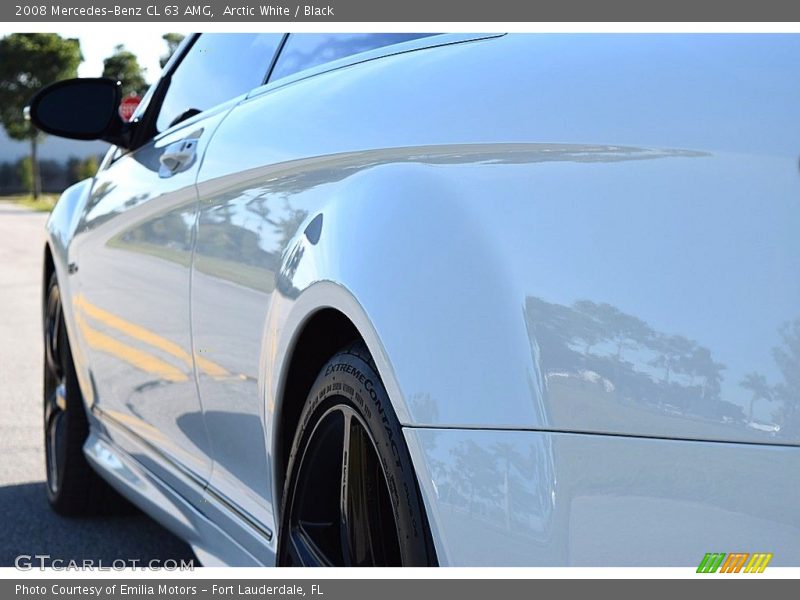 Arctic White / Black 2008 Mercedes-Benz CL 63 AMG