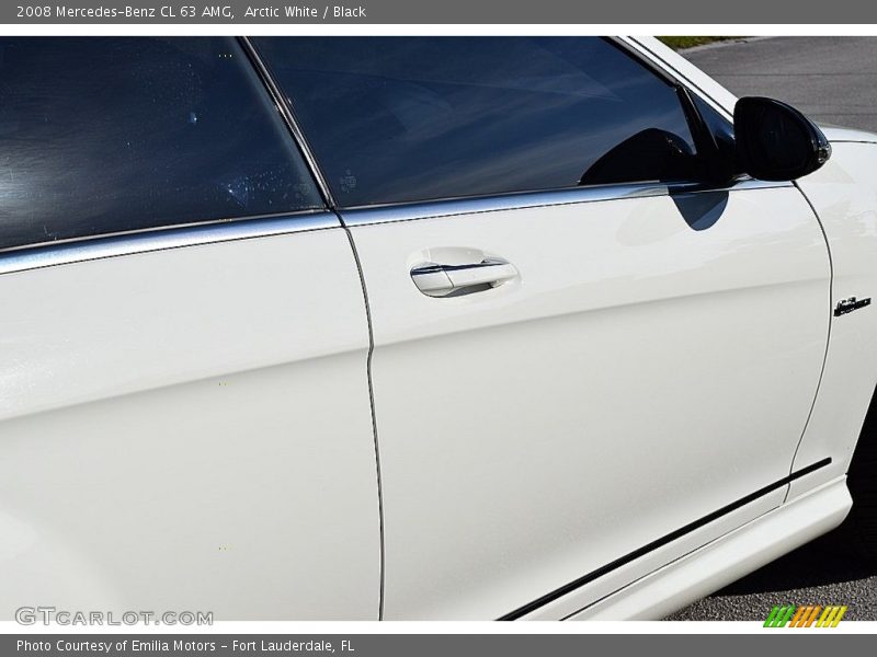 Arctic White / Black 2008 Mercedes-Benz CL 63 AMG