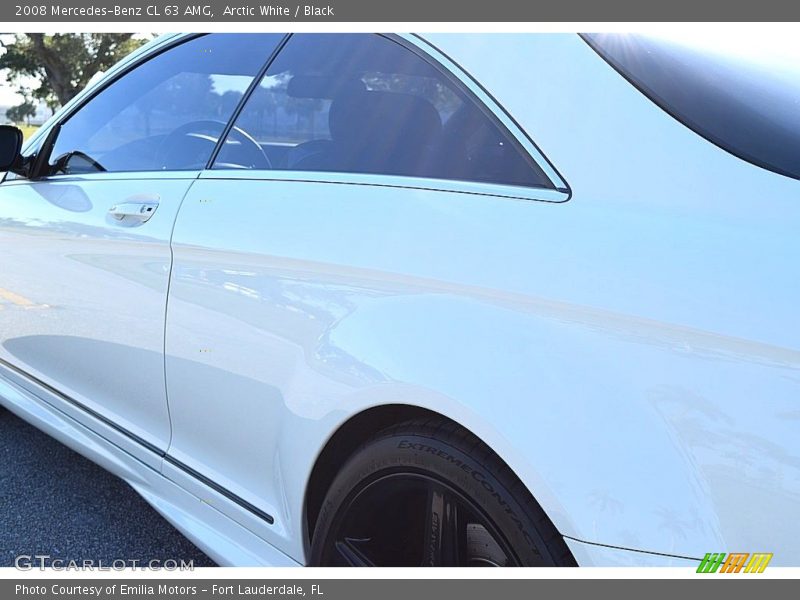 Arctic White / Black 2008 Mercedes-Benz CL 63 AMG