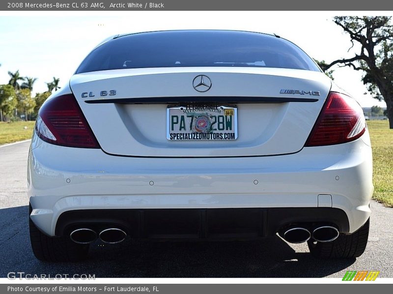Arctic White / Black 2008 Mercedes-Benz CL 63 AMG