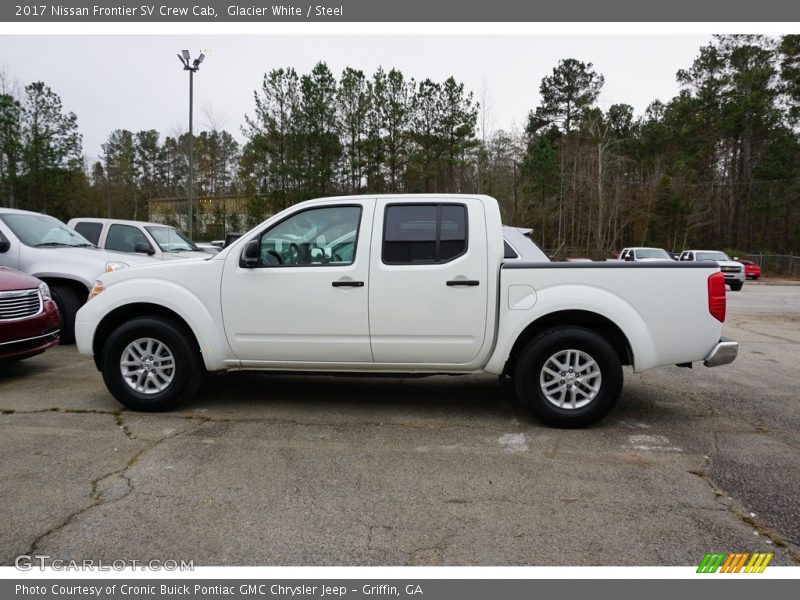 Glacier White / Steel 2017 Nissan Frontier SV Crew Cab
