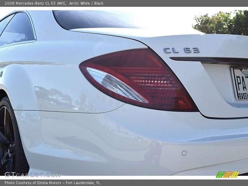 Arctic White / Black 2008 Mercedes-Benz CL 63 AMG