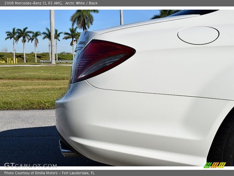 Arctic White / Black 2008 Mercedes-Benz CL 63 AMG
