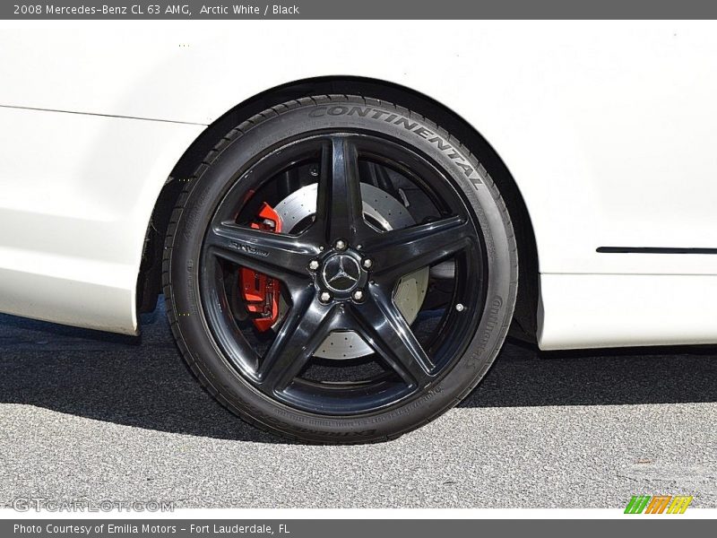 Arctic White / Black 2008 Mercedes-Benz CL 63 AMG