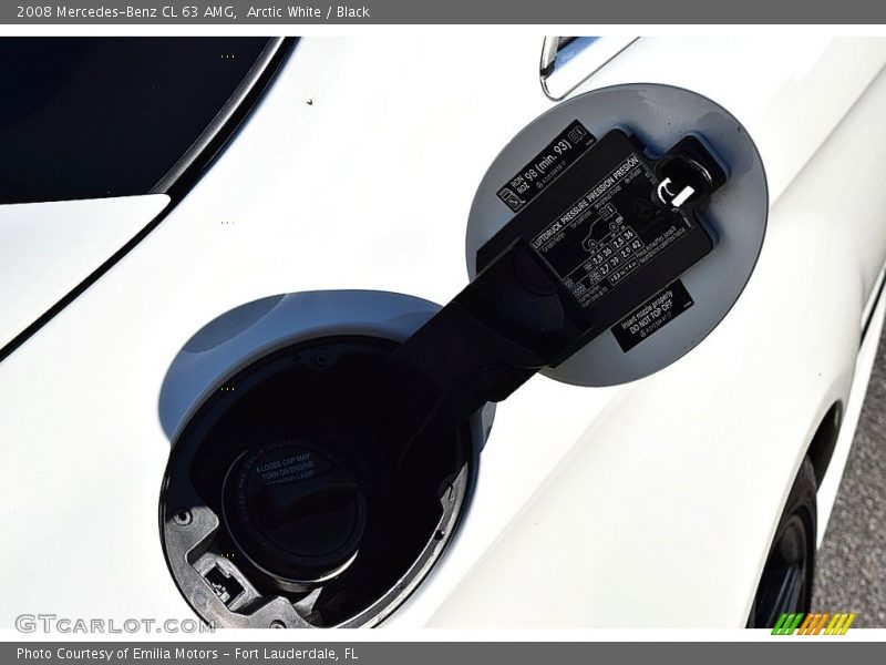 Arctic White / Black 2008 Mercedes-Benz CL 63 AMG
