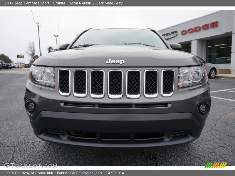 Granite Crystal Metallic / Dark Slate Gray 2017 Jeep Compass Sport