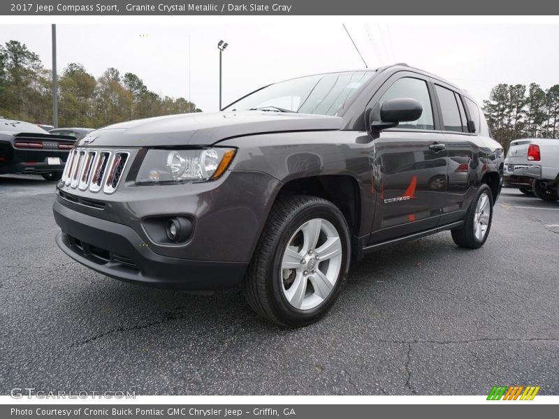 Granite Crystal Metallic / Dark Slate Gray 2017 Jeep Compass Sport
