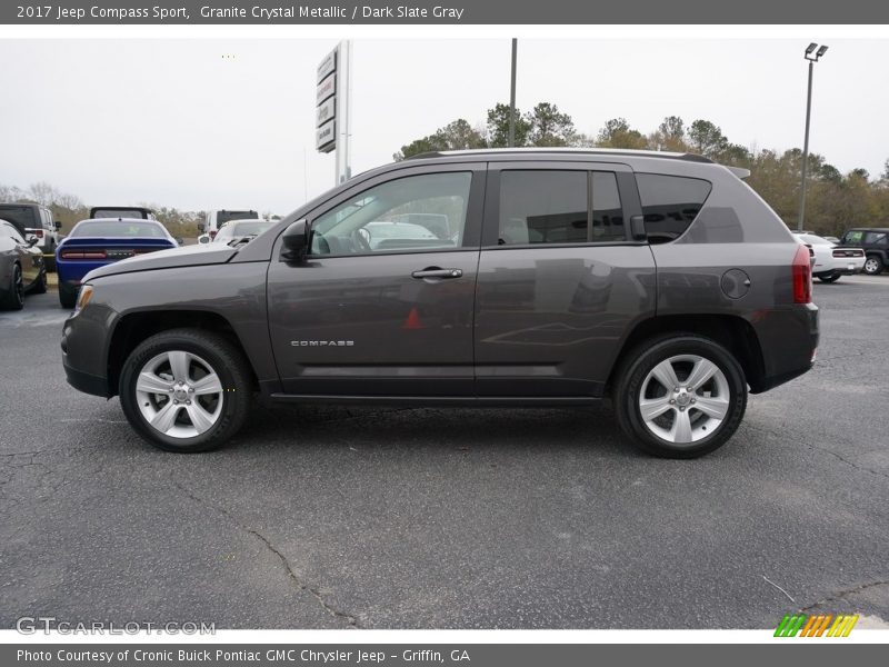 Granite Crystal Metallic / Dark Slate Gray 2017 Jeep Compass Sport
