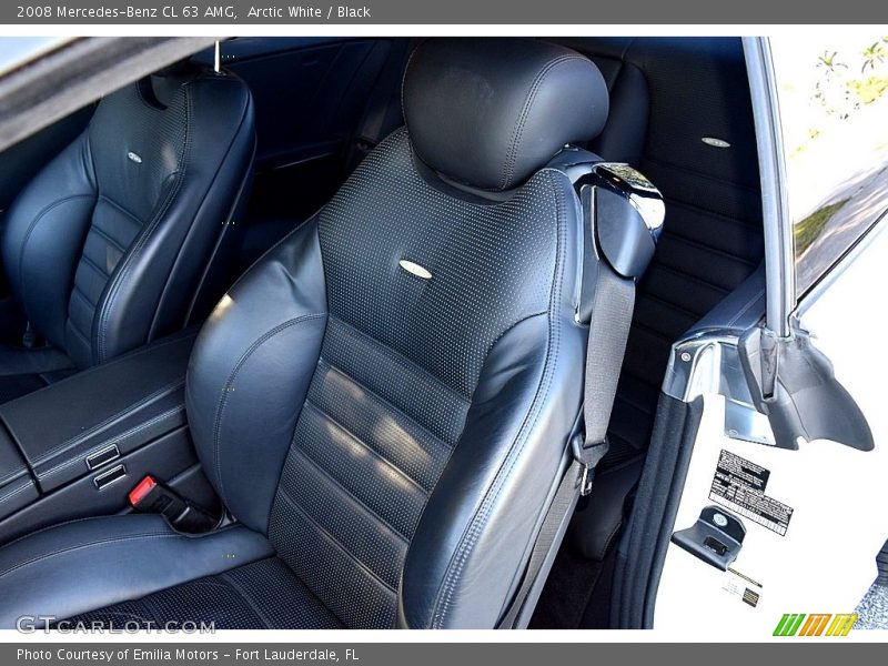 Arctic White / Black 2008 Mercedes-Benz CL 63 AMG