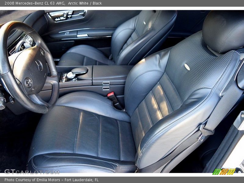 Arctic White / Black 2008 Mercedes-Benz CL 63 AMG