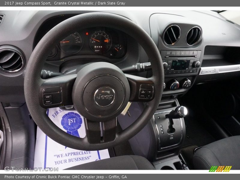Granite Crystal Metallic / Dark Slate Gray 2017 Jeep Compass Sport