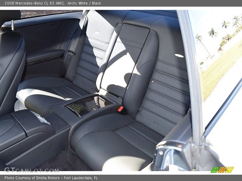 Arctic White / Black 2008 Mercedes-Benz CL 63 AMG