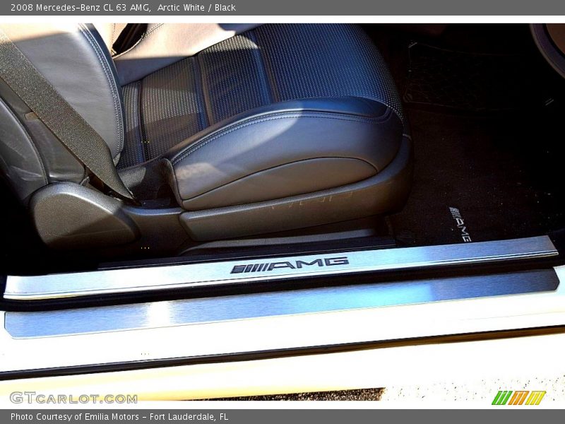 Arctic White / Black 2008 Mercedes-Benz CL 63 AMG