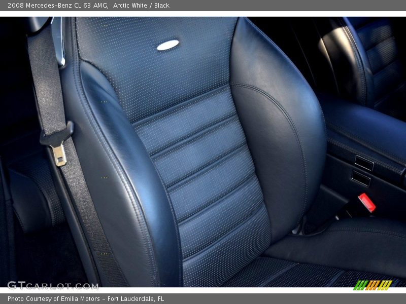 Arctic White / Black 2008 Mercedes-Benz CL 63 AMG