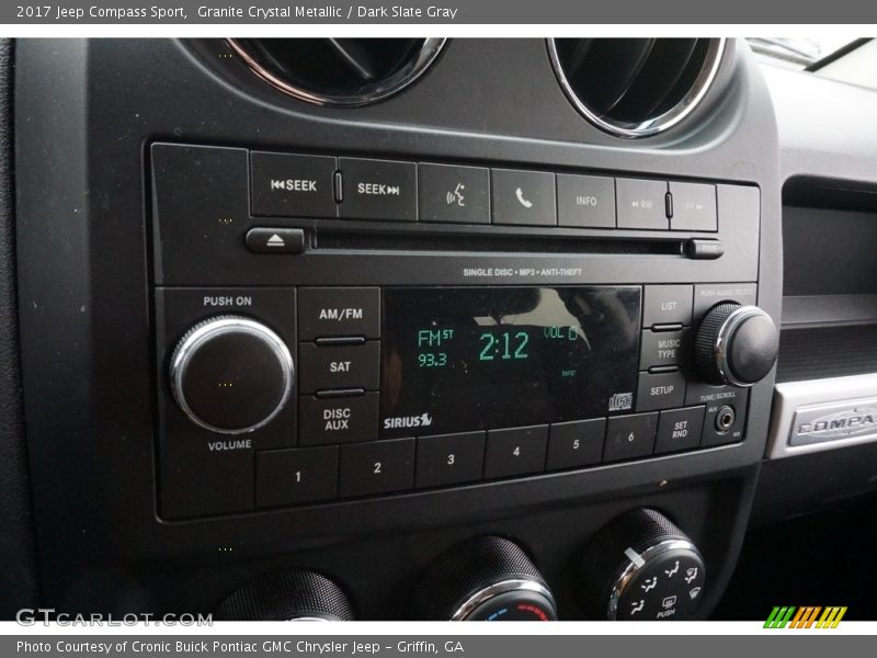 Granite Crystal Metallic / Dark Slate Gray 2017 Jeep Compass Sport
