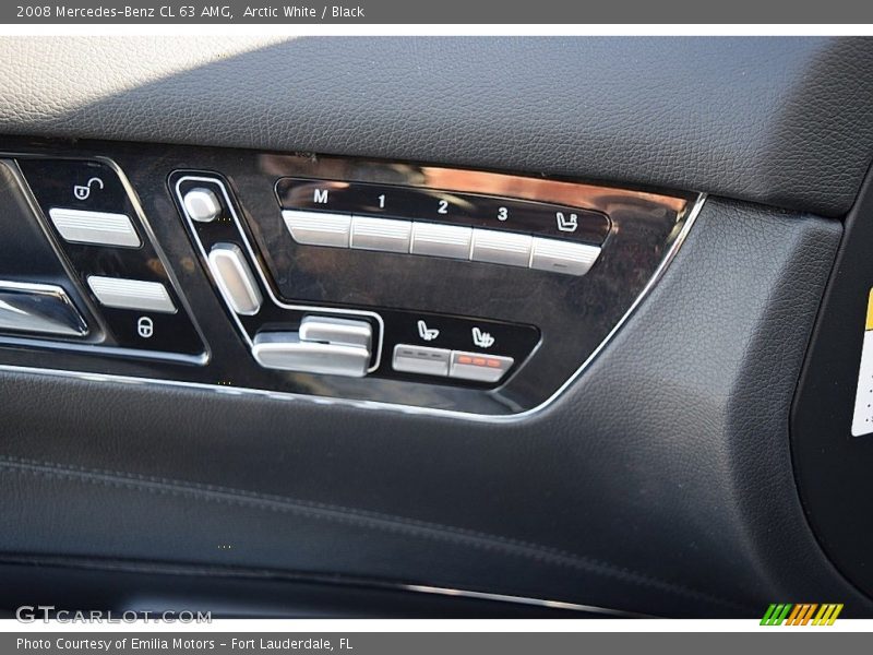Arctic White / Black 2008 Mercedes-Benz CL 63 AMG