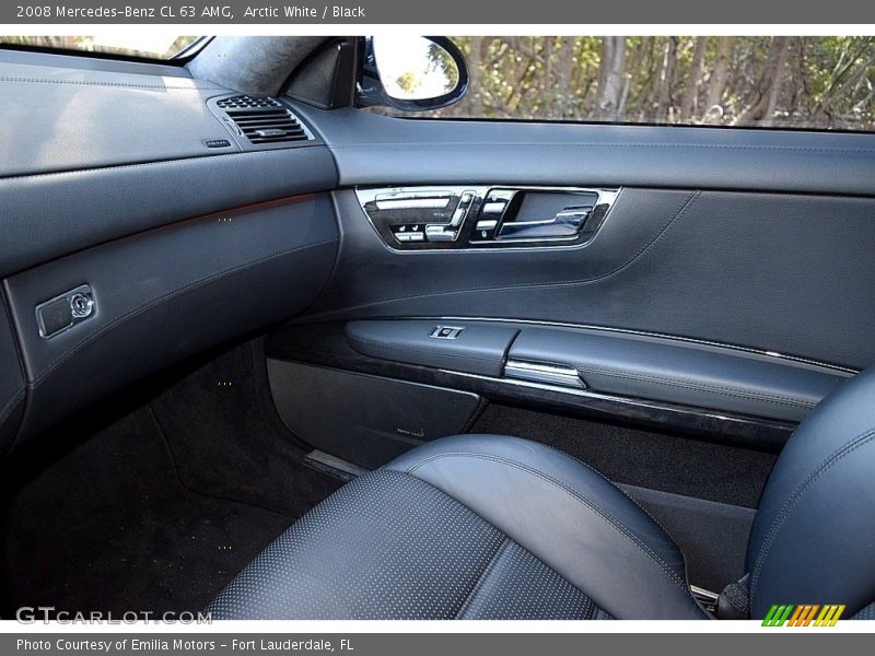 Arctic White / Black 2008 Mercedes-Benz CL 63 AMG