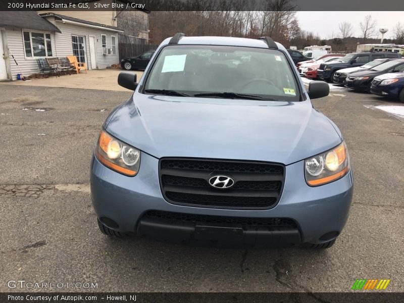 Silver Blue / Gray 2009 Hyundai Santa Fe GLS