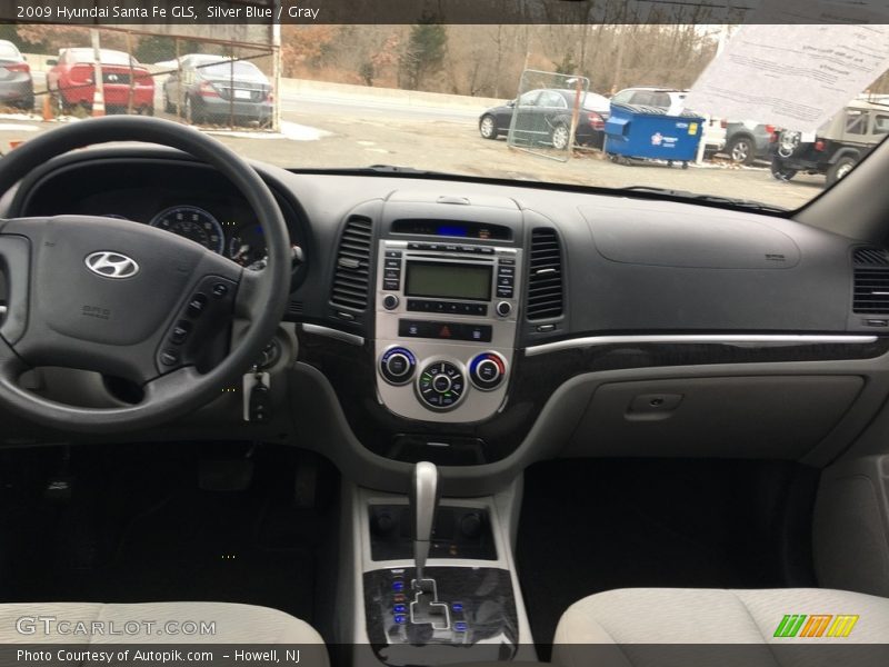 Silver Blue / Gray 2009 Hyundai Santa Fe GLS