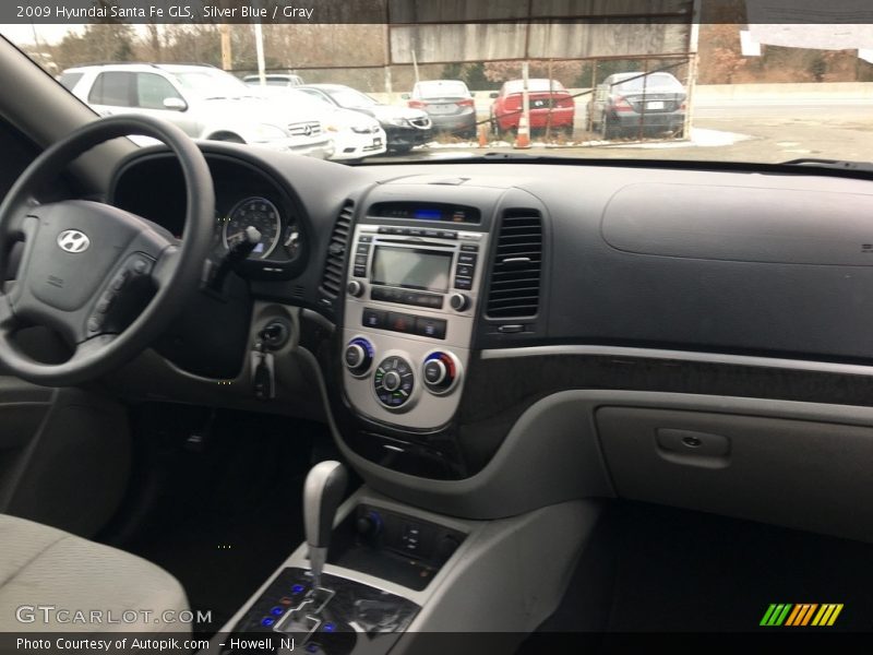Silver Blue / Gray 2009 Hyundai Santa Fe GLS