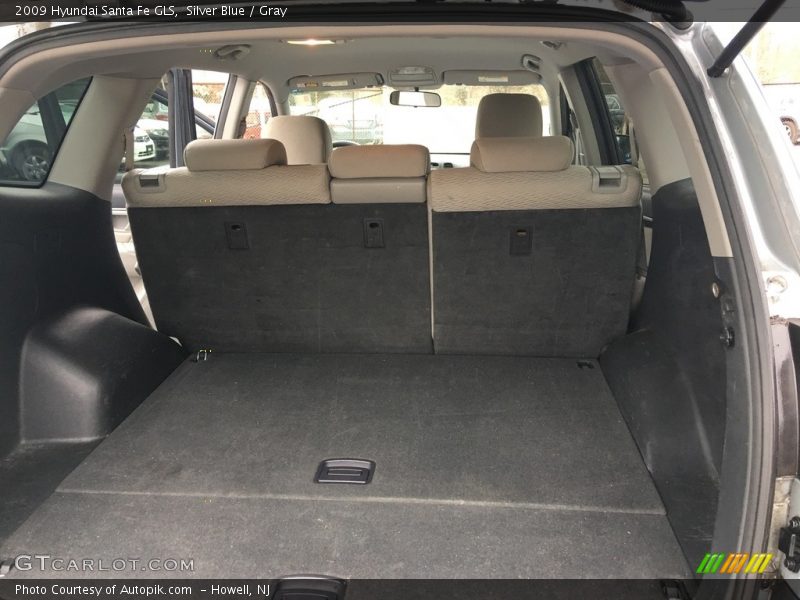 Silver Blue / Gray 2009 Hyundai Santa Fe GLS