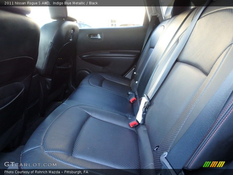 Indigo Blue Metallic / Black 2011 Nissan Rogue S AWD