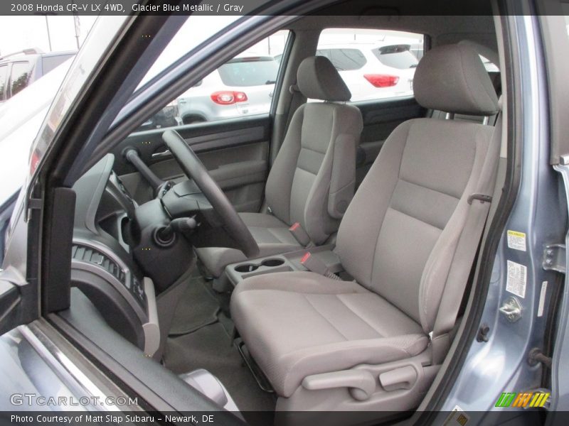 Glacier Blue Metallic / Gray 2008 Honda CR-V LX 4WD